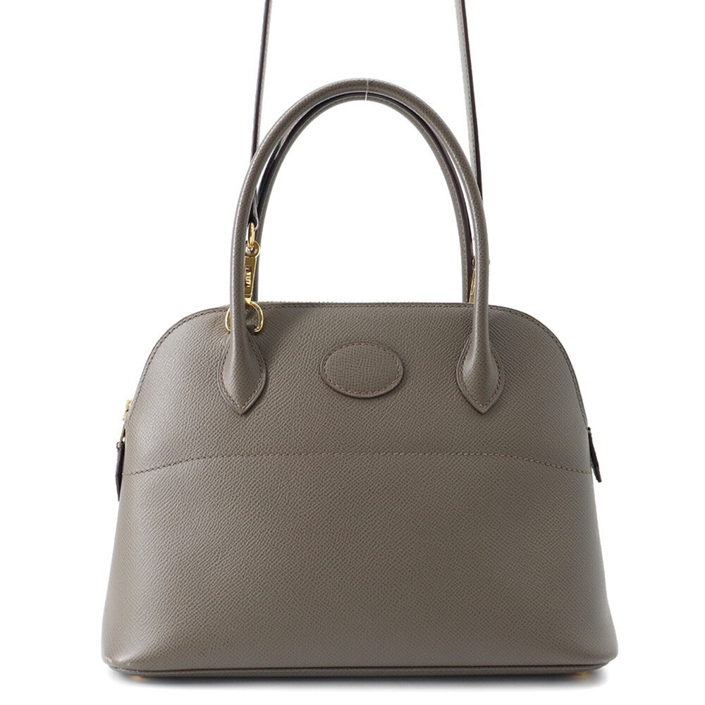 Hermes Bolide 27 Etoupe Epsom D-stamp handbag, HERMES 2-way shoulder bag, Bol...
